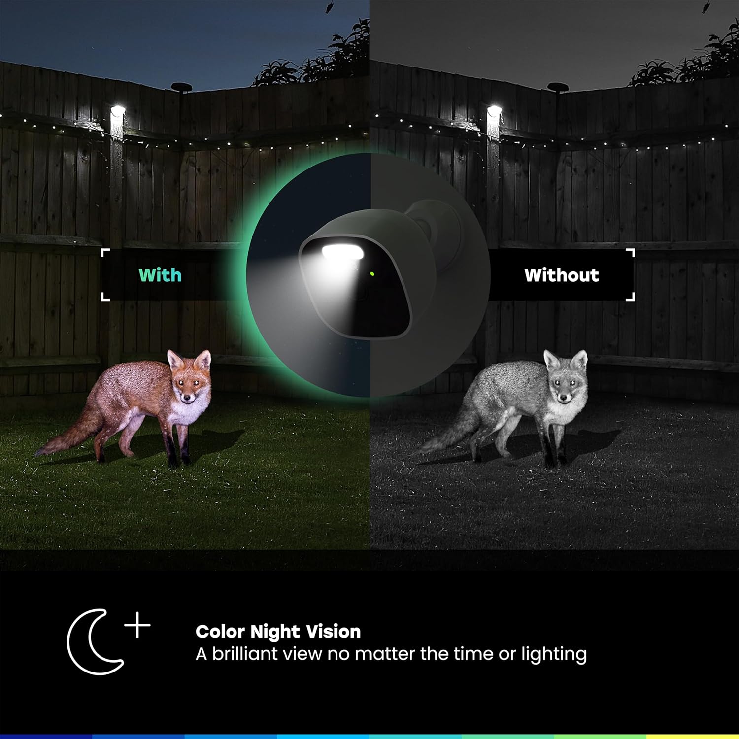 Chamberlain myQ Outdoor Battery Camera | 2K Camera, Color Night Vision, Spotlight, Motion Alerts, Live View with Two-Way Talk, Wireless, Weather-Resistant, Outdoor, White, 2 Pack - Image 5