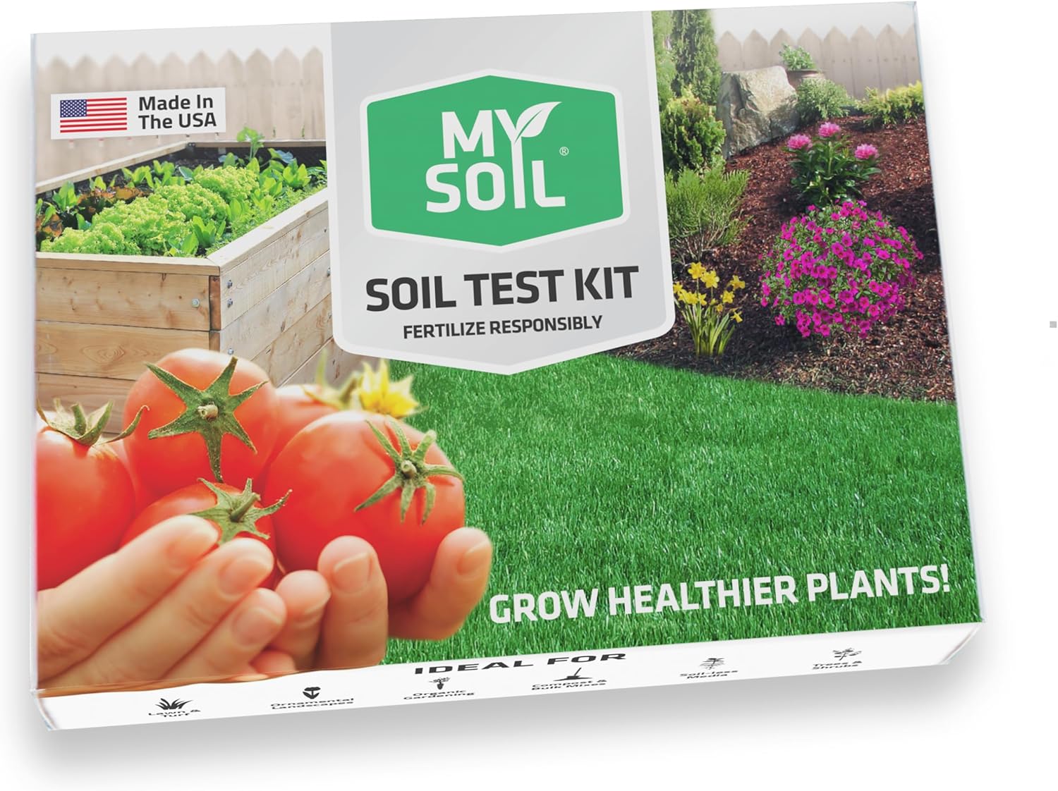 MySoil Test Kit PRO Pack, Unlock Your Lawn & Garden Potential, Complete & Accurate Nutrient and pH Analysis with Recommendations Tailored to Your Soil and Plant Needs | 2 Test Kits + 1 Soil Probe - Image 2