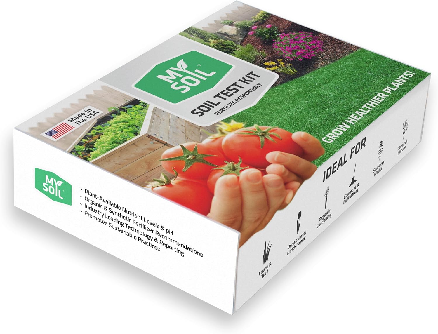 MySoil Test Kit PRO Pack, Unlock Your Lawn & Garden Potential, Complete & Accurate Nutrient and pH Analysis with Recommendations Tailored to Your Soil and Plant Needs | 2 Test Kits + 1 Soil Probe - Image 3