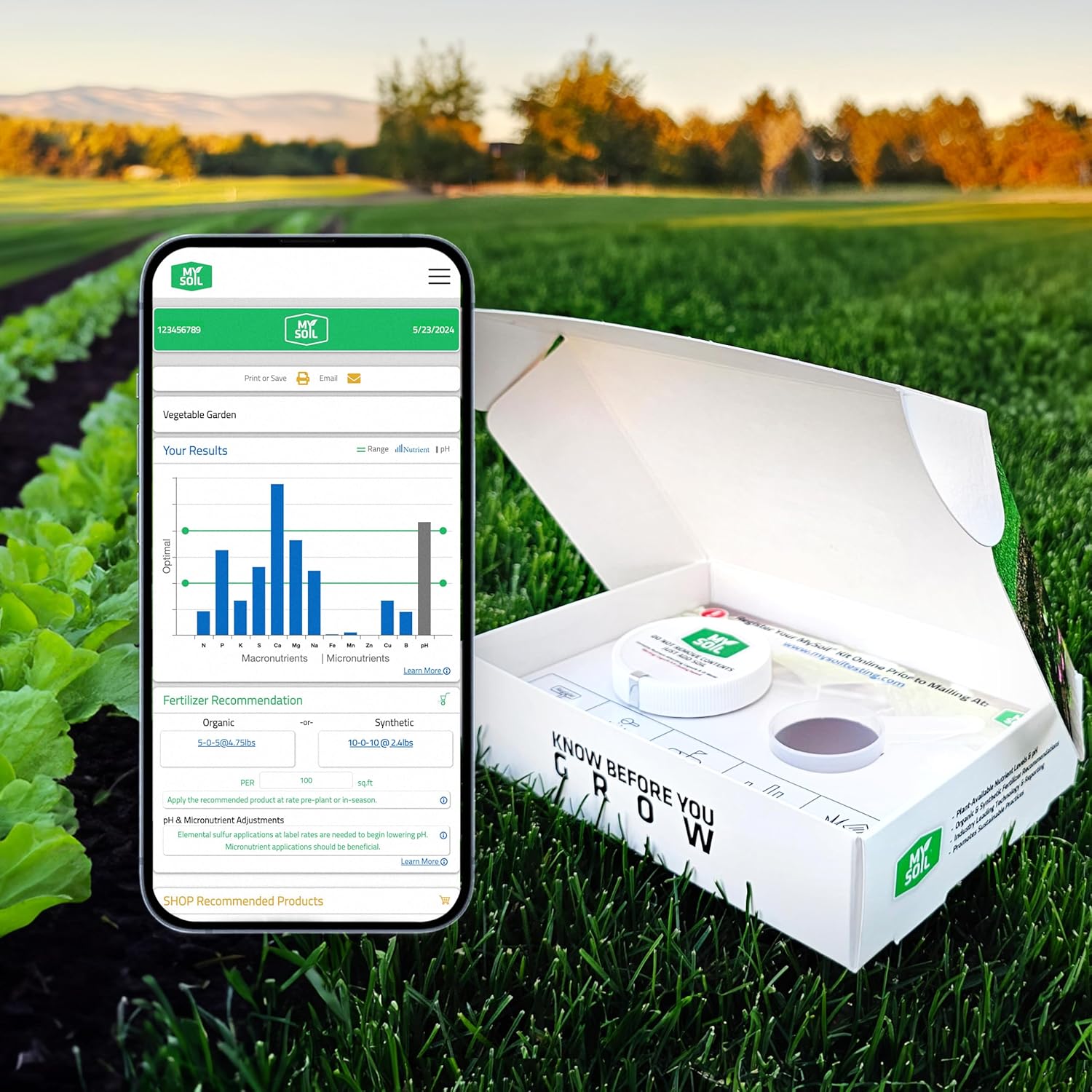 MySoil Test Kit PRO Pack, Unlock Your Lawn & Garden Potential, Complete & Accurate Nutrient and pH Analysis with Recommendations Tailored to Your Soil and Plant Needs | 2 Test Kits + 1 Soil Probe - Image 7