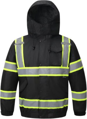 High Visibility Hoodie For Men Refl...