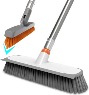 Heavy Duty Floor Scrub Brush and Gr...