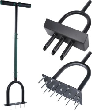 yofit 3-in-1 Manual Lawn Aerator To...