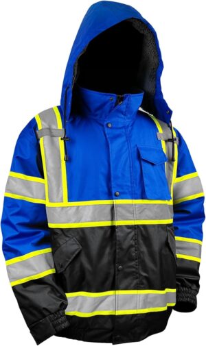 High Visibility Hoodie For Men Refl...