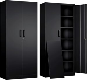 Yizosh Metal Garage Storage Cabinet...