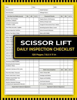 Scissor Lift Daily Inspection Check...