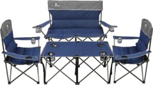 CAMPHILL Camping Chair Set of 3, Ou...