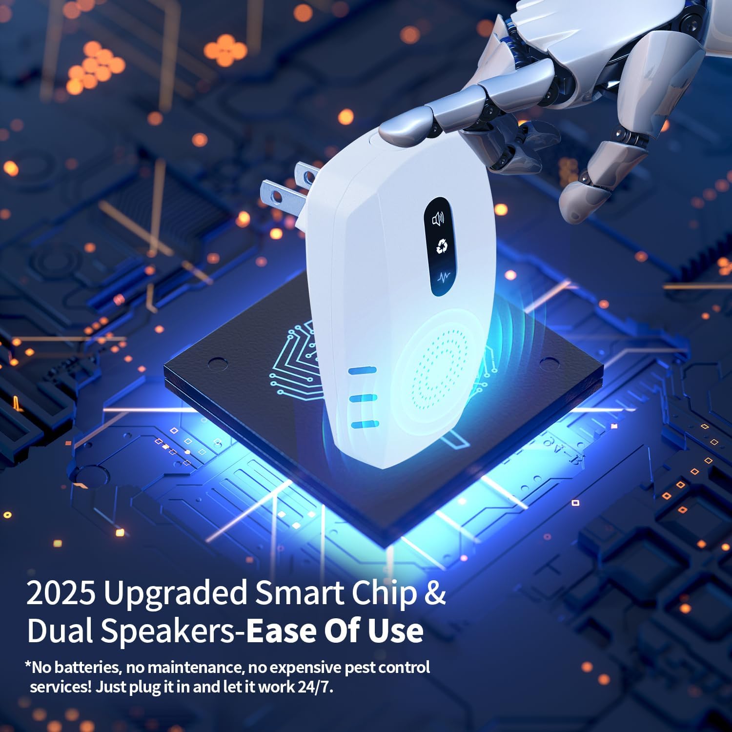 2026 Cvtayn Upgraded Ultrasonic Pest Repellent Indoor Repeller, Mouse Traps, Repellent Roach, Mouse, Bugs, Mosquito, Mice, Spider, Ant, Rodent Repellent Ultrasonic Plug in, 3 Mode Switching, 6 Packs - Image 8