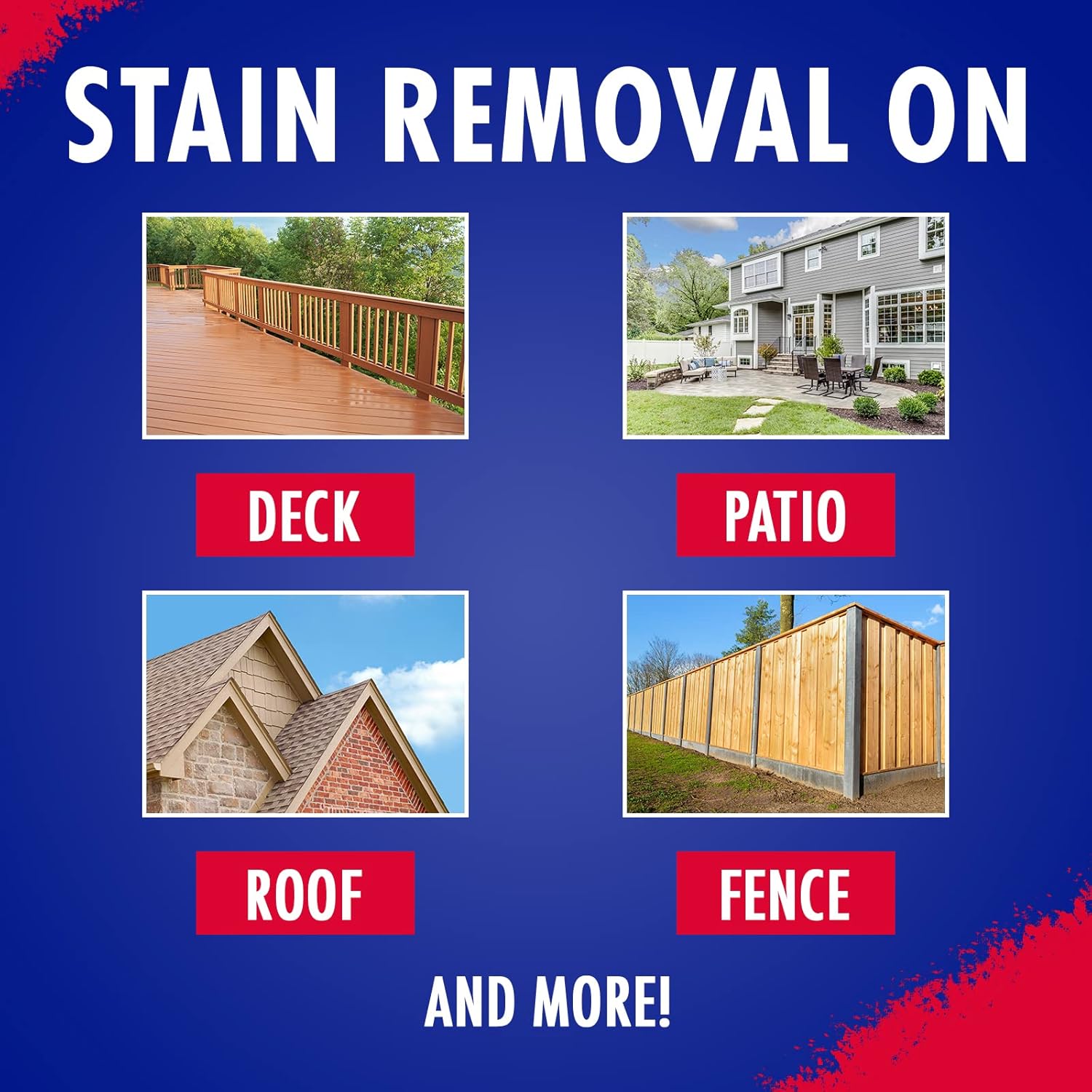 30 SECONDS Outdoor Cleaner 2 Pack with Hose End Sprayer - Cleans Stains from Algae, Mold and Mildew on Vinyl Siding, Deck, Patio, Brick and More - Image 3