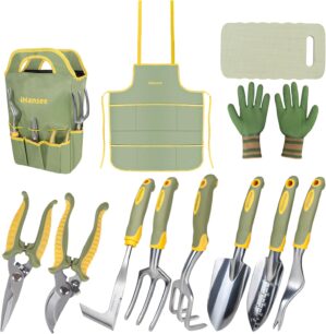 Set of 12 Garden Tool, iHansee Heav...