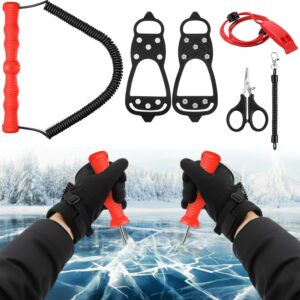 Ice Fishing Safety Kit, Durable Eme...