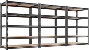 REIBII 2400LBS Storage Shelves 5 Ti...