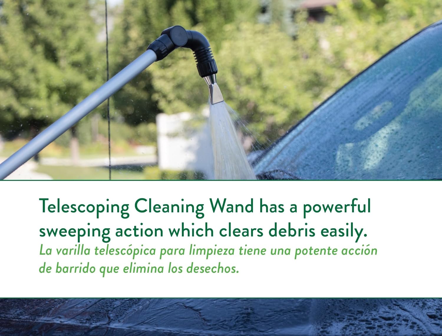 Orbit 58543 Telescoping Gutter Cleaning Wand, Silver - Image 4