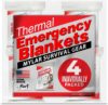 Emergency Blanket 4-Pack Space Myla...