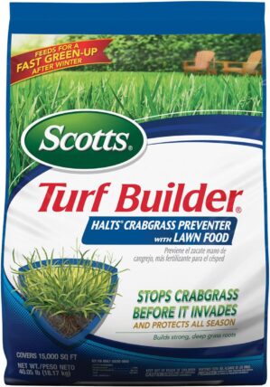 Scotts Turf Builder Halts Crabgrass...