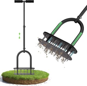 seasky Lawn Aerator, Manual Lawn Ae...