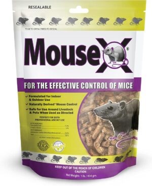 MouseX 1lb Bag, All-Natural Poison ...