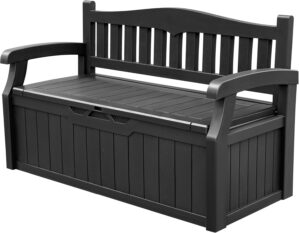 Devoko 80 Gallon Storage Bench Deck...