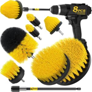 Holikme 8 Piece Drill Brush Attachm...