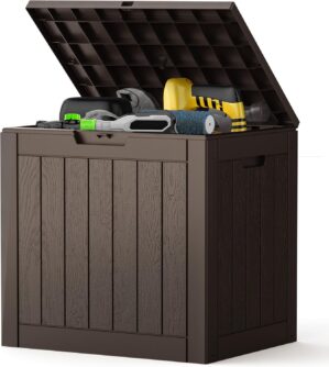 NEWBULIG 31 Gallon Deck Box, Weathe...