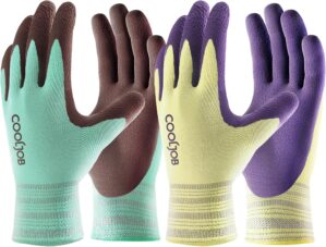COOLJOB 2 Pairs Breathable Gardenin...