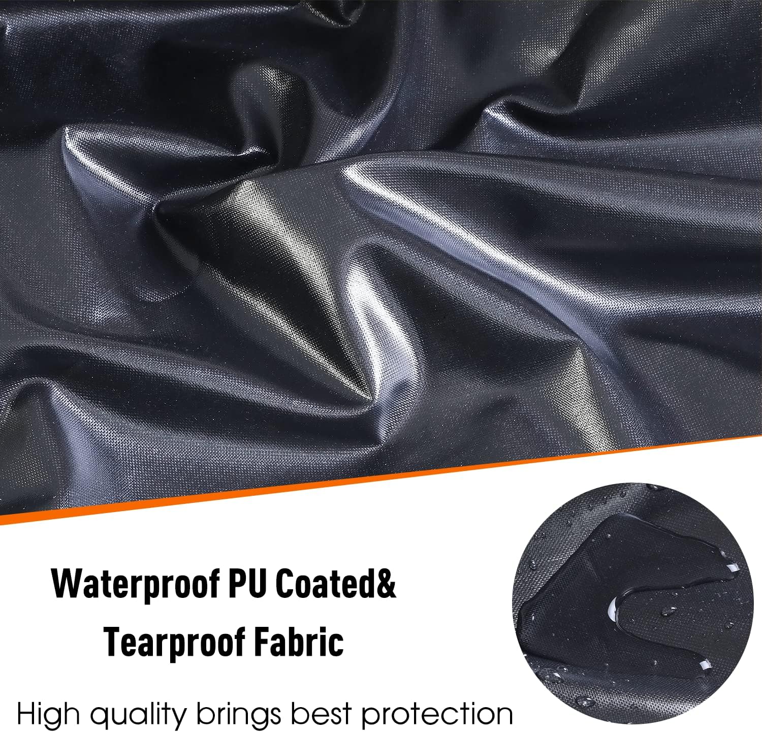 Patio Furniture Covers, Outdoor Furniture Cover Waterproof, General Purpose, Outside Table and Chair Covers, Heavy Duty 600D (108 Inch L x 82 Inch W x 27.9 Inch H) - Image 8