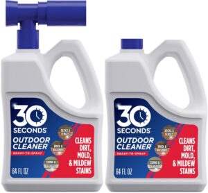 30 SECONDS Outdoor Cleaner 2 Pack w...