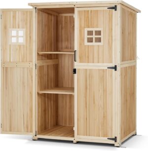 MCombo Large Wooden Outdoor Storage...
