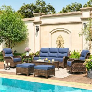 HILLGA Luxury Patio Furniture Set w...
