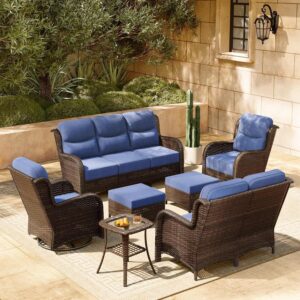 HILLGA Luxury Patio Furniture Set w...