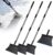 Ice Scraper Heavy Duty, 2026 New Snow Shovel, 11″ Wider Garden Flat Floor Scraper with 48″ Long Adjustable Handle, Multifunctional Floor Scraper for Snow Ice, Weed Removal, Garden (3)