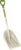 AMES 46-Inch Poly Scoop with Hardwood Handle and Ergonomic D-Grip, Ideal for Garden Care, Landscaping, Moving Shavings or Grain, Farming Tasks, and Heavy-Duty Yard Work