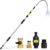 20FT Heavy Duty Telescopic Gutter Cleaner System – Professional Gutter Cleaning Tools from the Ground with Quick-Connect Adapter & Ergonomic Wand for 2-Story Homes, Roof Maintenance, and Clog Removal