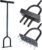 yofit 3-in-1 Manual Lawn Aerator Tool – Core & Spike Aerator with Changeable Heads (15 & 5 Spikes, Coring Head), Yard Aerators Tools with for Lawn Care, Grass Plug, Garden Soil (38.2 Inch)