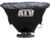 Buyers Products ATVS100 ATV Broadcast Spreader with Rain Cover, 100 lb Capacity, Rear Rack Mount, Poly Hopper, 12V Motor, for Seed, Fertilizer, Salt & Feed, All Season Use, ATV Accessories & Lawn Care