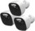 myQ Outdoor Battery Camera | 2K Camera, Color Night Vision, Spotlight, Motion Alerts, Live View with Two-Way Talk, Wireless, Weather-Resistant, Outdoor, White, 3 Pack