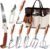 MelonArt Garden Tool Set,10 Pcs Heavy Duty Gardening Hand Tool Kit for Women Aluminum with Non Slip Ergonomic Handle, Storage Tote Bag and Gardening Gloves, Ideal Gifts for Women and Men