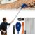 Longtor 12.9FT Gutter Cleaning Tools from Ground – Aluminum Extension Pole with Bendable Brush, Deep Scoop & Swivel Head, Telescopic Roof Cleaner for Gutters/RV/Home, No Ladder Required