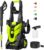 Pressure Washer, Portable Power Washer, 4 Quick Connect Nozzles, High Pressure Cleaning Machine for Car Fence Driveway Patio Washing and More