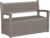 80 Gallon Outdoor Storage Bench Deck Box Waterproof Lockable,Outdoor Storage Furniture for Patio,Garden and Cushions(Gray)
