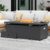 Sundale Outdoor 51 Inch Outdoor Fire Pit Table, 50,000BTU Rectangle Propane Fire Pit with Sliding Tank Holder, Glass Wind Guard, Removable Lid, CSA Certified, Gray