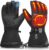 Rechargeable Heated Gloves for Men Women, 7.4V Electric Thermal Gloves,Winter Waterproof & Windproof Ski Glove for Outdoor Motorcycle Riding Hunting Fishing