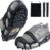 Ice Cleats Snow Traction Cleats Crampons for Boots and Shoes 28 Studs Cleats Crampons Walking on Snow and Ice Anti Slip Overshoe Rubber Ice Grippers Slip-on Stretch Footwear